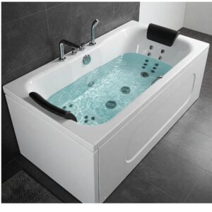 "Compact best whirlpool bathtub designed for smaller bathroom spaces."