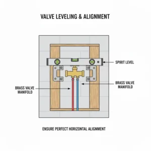 Using a spirit level for perfect horizontal alignment in our minimalist wall mounted faucet installation guide 2026.