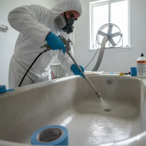 The importance of professional prep work compared to a DIY bathtub resurfacing kit vs professional cost 2026 investment.