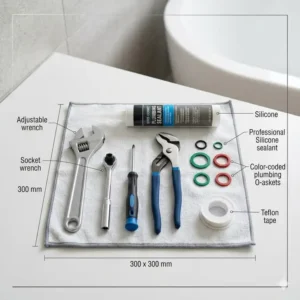 Essential tools and plumbing materials needed for this quick connect bathtub faucet installation guide 2026.