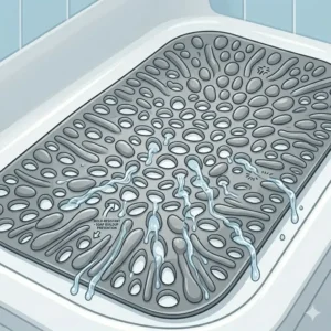 High color contrast visibility illustrating safety guidelines for seniors' bathtub mats 2026.
