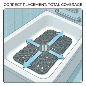 Hypoallergenic and medical-grade materials in safety guidelines for seniors' bathtub mats 2026.